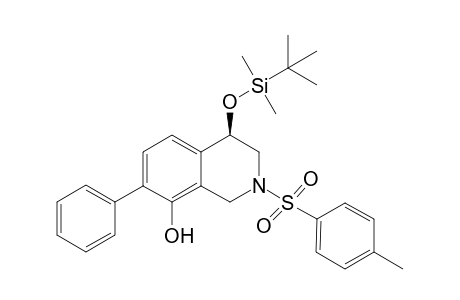 (R)-4-(tert-butyldimethylsilanyloxy)-7-phenyl-2-(toluol-4-sulfonyl)-1,2,3,4-tetrahydronisoquinolin-8-ol