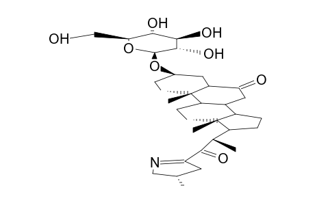 (25R)-23,26-EPIMINO-3B-HYDROXY-5A-CHOLEST-23(N)-ENE-6,23-DIONE-3-O-B-D-GLUCOPYRANOSIDE