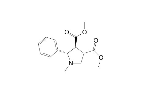 trans dimethyl 2-phenyl-1-methylpyrrolidin-3,4-dicarboxylate