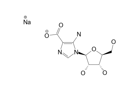 SODIUM-5-AMINO-1-(BETA-D-RIBOFURANOSYL)-IMIDAZOLE-4-CARBOXYLATE