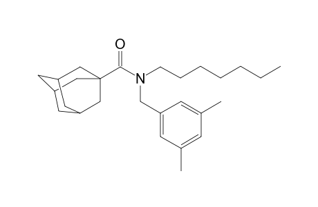 1-Adamantanecarboxamide, N-(3,5-dimethylbenzyl)-N-heptyl-