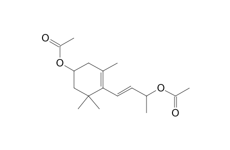 3-Cyclohexen-1-ol, 4-[3-(acetyloxy)-1-butenyl]-3,5,5-trimethyl-, acetate