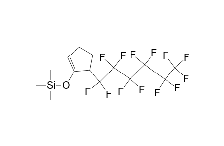 5-Perflurohexyl-1-trimethylsiloxy-1-cyclopentene