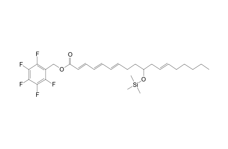 10-hydroxy-2,4,6,12-octadecatetraenoic acid PFB/TMS derivative