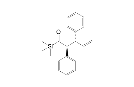 (2S,3R)-2,3-diphenyl-1-trimethylsilyl-pent-4-en-1-one