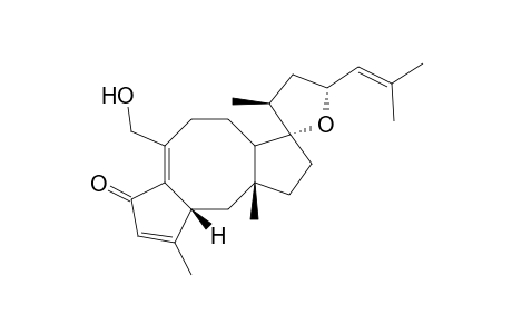 Ophiobola-3,6,19-trien-5-one, 14,18-epoxy-25-hydroxy-, (18R)-