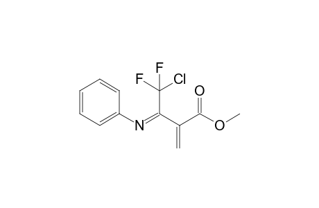 N-Phenyl-2-chlorodifluoromethyl-3-methoxycarbonyl-1-azabutadiene