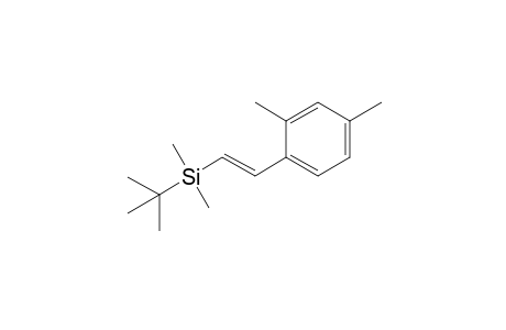 (E)-1-[2-(t-Butyldimethylsilyl)ethenyl]-2,4-dimethylbenzene