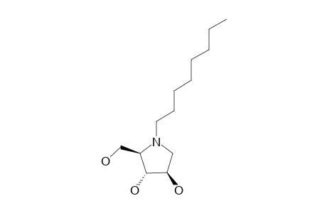 (2R,3R,4R)-1-OCTYL-2-(HYDROXYMETHYL)-PYRROLIDIN-3,4-DIOL