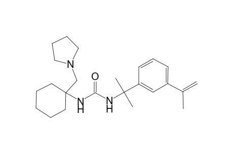 1-[1-(3-isopropenylphenyl)-1-methyl-ethyl]-3-[1-(pyrrolidin-1-ylmethyl)cyclohexyl]urea