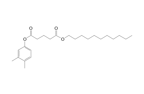 Glutaric acid, 3,4-dimethylphenyl undecyl ester