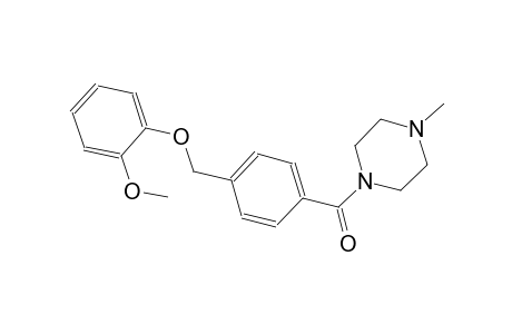 1-{4-[(2-methoxyphenoxy)methyl]benzoyl}-4-methylpiperazine