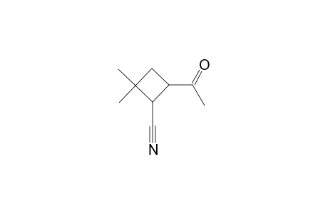 4-Acetyl-2,2-dimethyl-1-cyclobutancarbonitrile