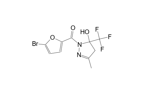 1-(5-bromo-2-furoyl)-3-methyl-5-(trifluoromethyl)-4,5-dihydro-1H-pyrazol-5-ol