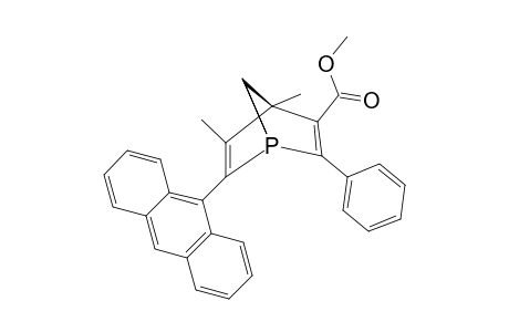 6-ANTRACYL-4,5-DIMETHYL-2-PHENYL-3-METHOXYCARBONYL-1-PHOSPHA-2,5-NORBORNADIENE