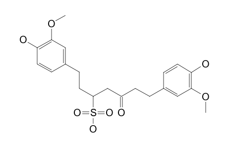 SHOGASULFONIC-ACID-A;5-SULFONYL-1,7-BIS-(4-HYDROXY-3-METHOXY-PHENYL)-HEPTAN-3-ONE