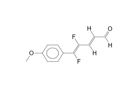 E,E-5-(PARA-METHOXYPHENYL)-4,5-DIFLUORO-2,4-PENTADIENAL