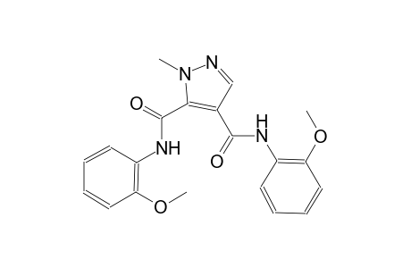 1H-pyrazole-4,5-dicarboxamide, N~4~,N~5~-bis(2-methoxyphenyl)-1-methyl-