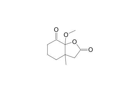 3a-Methyl-7a-methoxy-2,7-dioxo-perhydrobenzofuran