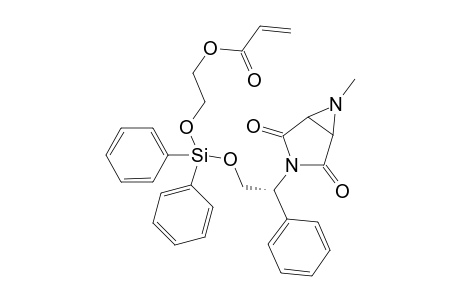 2-Propenoic acid 2-[[2-(6-methyl-2,4-dioxo-3,6-diazabicyclo[3.1.0]hexan-3-yl)-2-phenylethoxy]-diphenylsilyl]oxyethyl ester