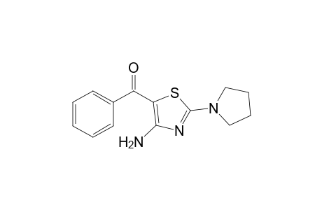 4-Amino-5-benzoyl-2-(1-pyrrolidinyl)-1,3-thiazole
