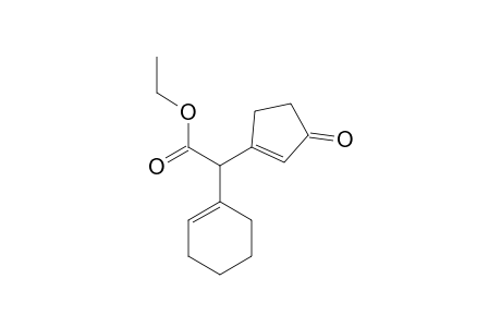Acetic acid, 1-cyclohexenyl-1-(1-cyclopenten-3-one-1-yl)-, ethyl ester