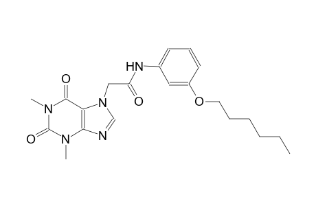 1H-purine-7-acetamide, N-[3-(hexyloxy)phenyl]-2,3,6,7-tetrahydro-1,3-dimethyl-2,6-dioxo-