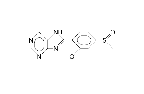 8-(2-Methoxy-4-methylsulfinyl-phenyl)-7H-purine