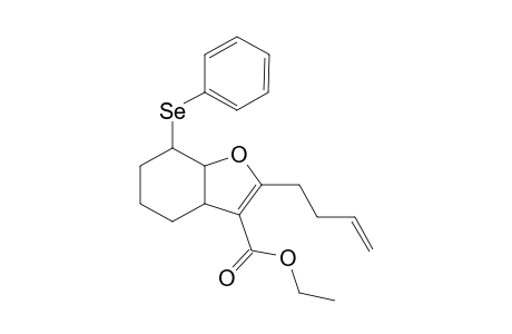 Ethyl 2-(3'-butenyl)-(hexahydro)benzofuran-3-carboxylate