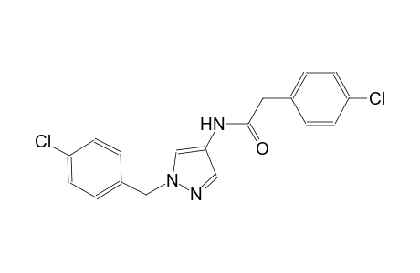 N-[1-(4-chlorobenzyl)-1H-pyrazol-4-yl]-2-(4-chlorophenyl)acetamide