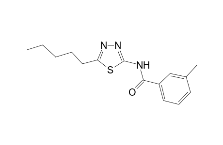 3-Methyl-N-(5-pentyl-[1,3,4]thiadiazol-2-yl)-benzamide
