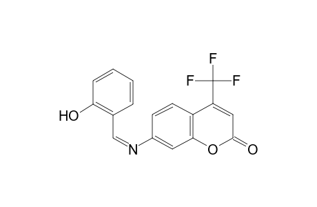 7-([(Z)-(2-Hydroxyphenyl)methylidene]amino)-4-(trifluoromethyl)-2H-chromen-2-one