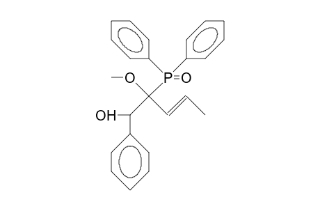(E)-(1S,2R)-2-Diphenylphosphinoyl-2-methoxy-1-phenyl-pent-3-en-1-ol