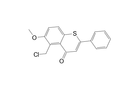 5-(chloromethyl)-6-methoxy-2-phenyl-1-benzothiopyran-4-one