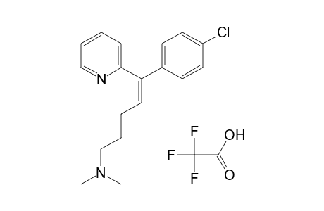 (4Z)-5-(4-Chlorophenyl)-N,N-dimethyl-5-(2-pyridyl)pent-4-en-1-ammonium trifluoroacetate