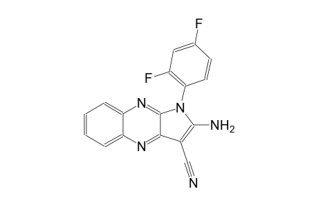 1H-pyrrolo[2,3-b]quinoxaline-3-carbonitrile, 2-amino-1-(2,4-difluorophenyl)-