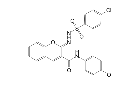benzenesulfonic acid, 4-chloro-, 2-[(2Z)-3-[[(4-methoxyphenyl)amino]carbonyl]-2H-1-benzopyran-2-ylidene]hydrazide