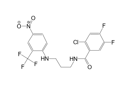 benzamide, 2-chloro-4,5-difluoro-N-[3-[[4-nitro-2-(trifluoromethyl)phenyl]amino]propyl]-
