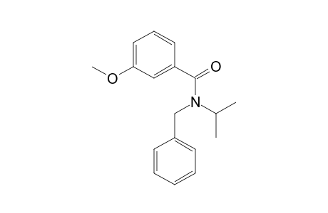 N-Benzyl-N-(propan-2-yl)-3-methoxybenzamide