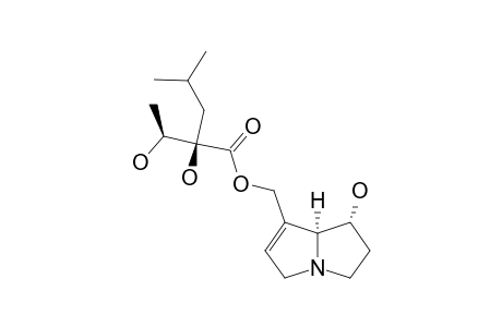 HELIOTRIDINE_2-S-HYDROXY-2-S-(1-S-HYDROXYETHYL)-4-METHYL-PENTANOYLESTER