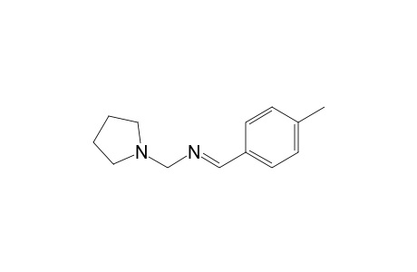 1-(4-Methylbenzylideneaminomethyl)pyrrolidine