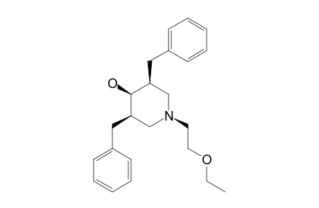 1-(2-ETHOXYETHYL)-DIBENZYLPIPERID-4-OL;AXIAL_FORM