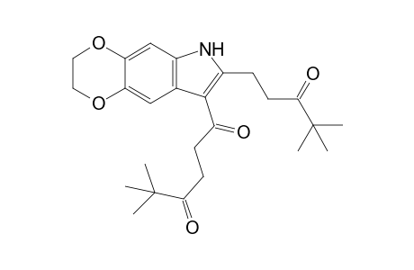 1-[2-(4,4-Dimethyl-3-oxopentyl)-5,6-(ethylenedioxy)-1H-indol-3-yl]-5,5-dimethylhexan-1,4-dione