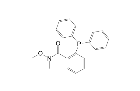N-METHOXY-N-METHYL-(2-DIPHENYLPHOSPHINO)-BENZAMIDE