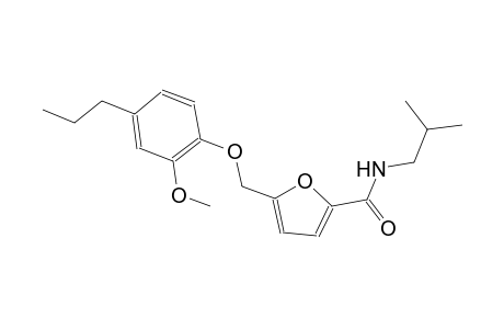 N-isobutyl-5-[(2-methoxy-4-propylphenoxy)methyl]-2-furamide