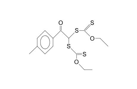 (4-Methyl-benzoyl)-methylene-bis(ethyl-xanthogenate)