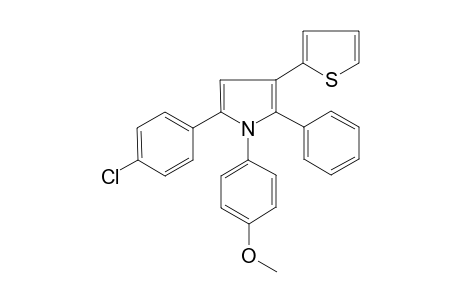 5-(4-Chlorophenyl)-1-(4-methoxyphenyl)-2-phenyl-3-(2-thienyl)-1H-pyrrole