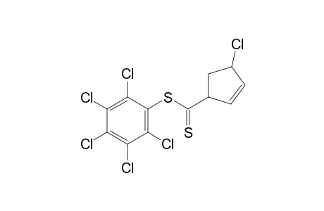 4-Chlorocyclopent-2-enecarbodithioic acid pentachlorophenyl ester