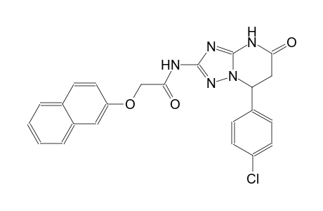 N-[7-(4-chlorophenyl)-5-oxo-4,5,6,7-tetrahydro[1,2,4]triazolo[1,5-a]pyrimidin-2-yl]-2-(2-naphthyloxy)acetamide