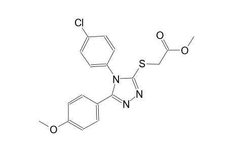 methyl {[4-(4-chlorophenyl)-5-(4-methoxyphenyl)-4H-1,2,4-triazol-3-yl]sulfanyl}acetate